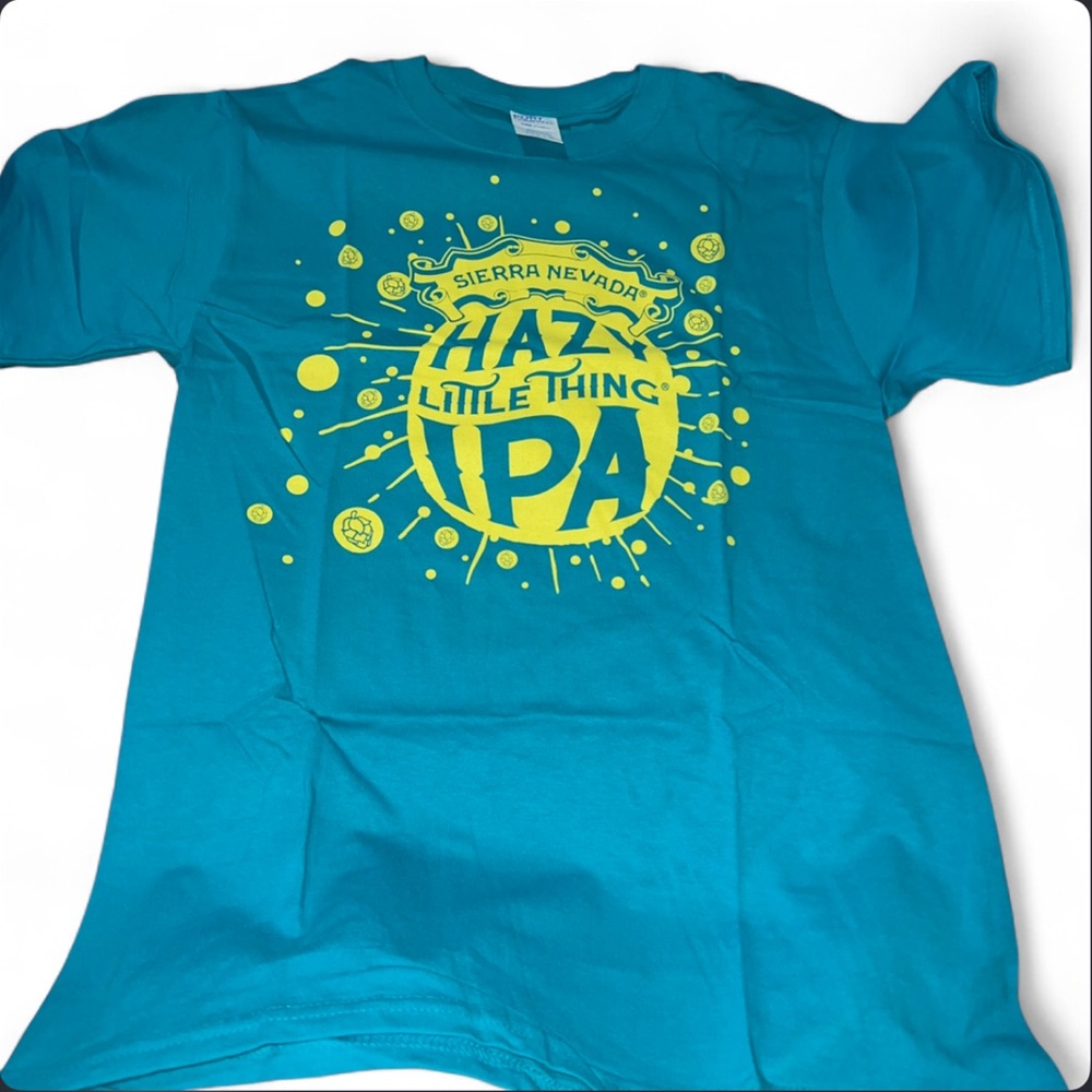 Sierra Nevada Teal Hazy Little Thing IPA Graphic Tee New in Bag